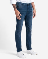Shop Slim-Fit Recycled Denim Jeans – Leroy | Kenneth Cole | Kenneth Cole LEROY - MEDIUM BLUE