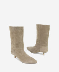 Women's Meryl Suede Bootie – Taupe Suede | Kenneth Cole | Kenneth Cole TAUPE SUEDE