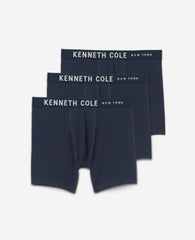 3-Pack Boxer Briefs – Navy & Black Modal Stretch | KC | Kenneth Cole NAVY/NAVY/BLACK