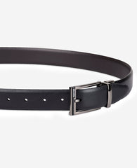 Stretch Feather Edge Reversible Dress Belt | Kenneth Cole BLACK/BROWN