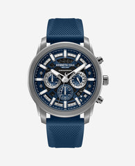 Chronograph Sport Watch – Blue Silicone Strap | Kenneth Cole | Kenneth Cole BLUE