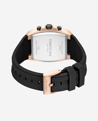 Shop Chronograph Sport Watch – Rose Gold & Silicone | KC | Kenneth Cole GUN