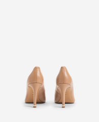 Riley 85 Leather Pumps – Latte Comfort & Gold Trim | KC | Kenneth Cole LATTE
