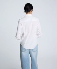 Poplin Button Front Shirt | Kenneth Cole PURE WHITE