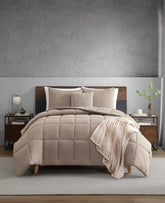 Stonewashed Comforter Set | Kenneth Cole BROWN
