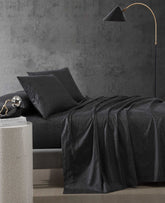 Chill Flowers Sheet Set | Kenneth Cole CHARCOAL