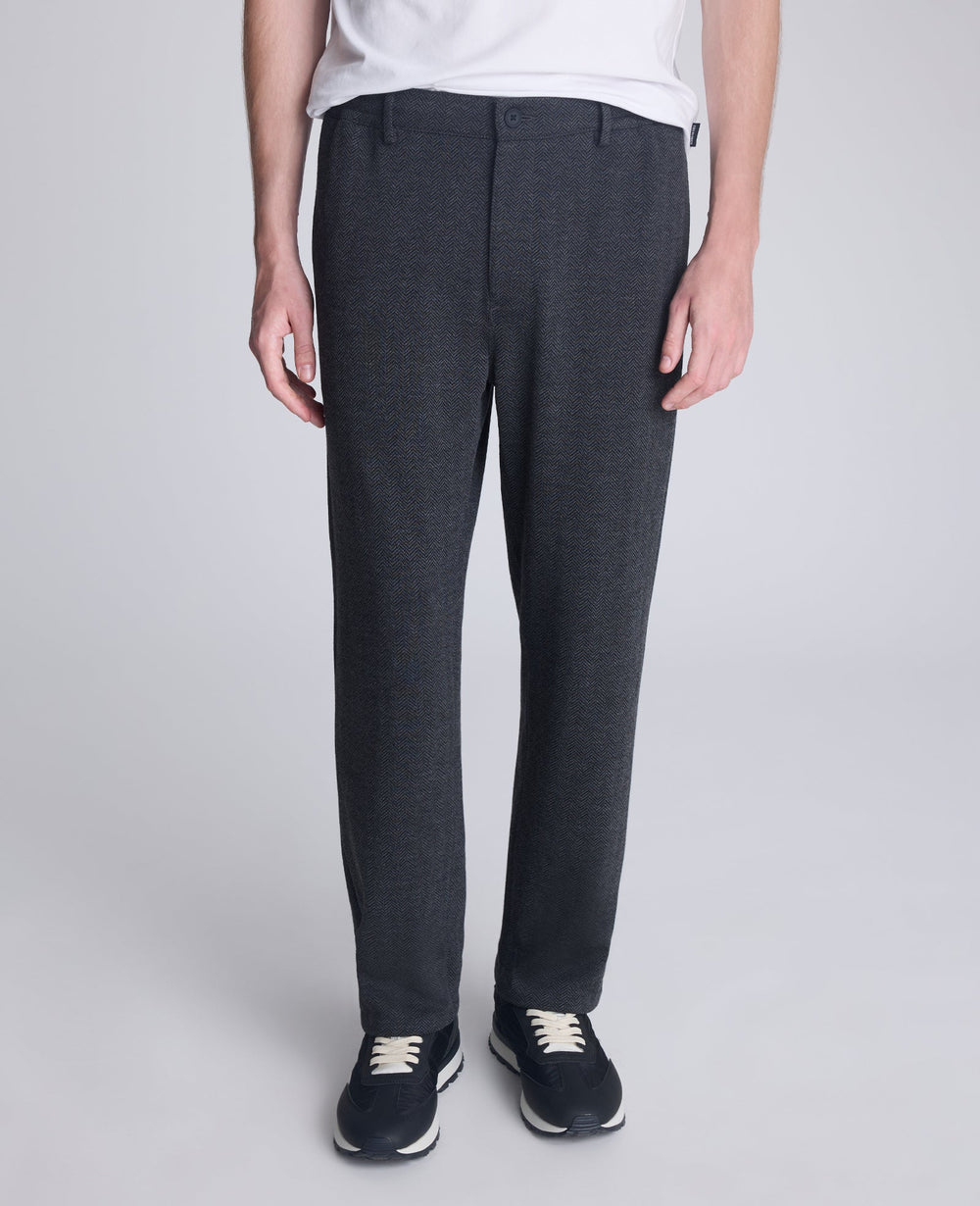 Shop Relaxed Cropped Slacks: Charcoal Mix, Stretch Fit | KC | Kenneth Cole CHARCOLE MIX
