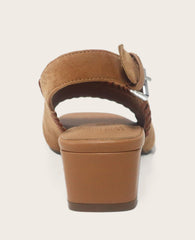 GENTLE SOULS - Samarra Suede Braided Detail Slingback Heel | Kenneth Cole TAN SUEDE