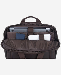 Colombian Leather Top Zip Messenger Bag | Kenneth Cole BROWN