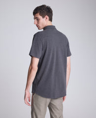 Shop Short Sleeve Sportshirt: Charcole Heather | Kenneth Cole | Kenneth Cole CHARCOLE HEATHER