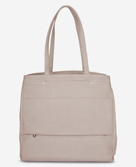 Shop Marley Tote Bag with Removable Laptop Sleeve, Taupe | KC | Kenneth Cole TAUPE