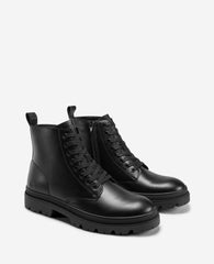 REACTION Petro Lug Sole Boot – Black Men | Kenneth Cole | Kenneth Cole BLACK