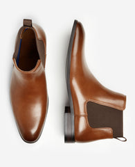 Shop REACTION Hulard Chelsea Boot – Cognac Men | KC | Kenneth Cole COGNAC