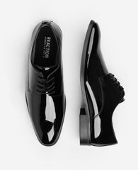 REACTION Hogart Derby – Black Patent Men | Kenneth Cole | Kenneth Cole BLACK PATENT