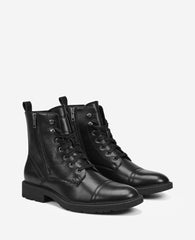 REACTION Captain Combat Boot – Black Zip | Kenneth Cole | Kenneth Cole BLACK