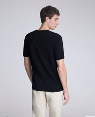 Shop Sweater Tee: Black Lightweight Knit, Modern Fit | KC | Kenneth Cole BLACK