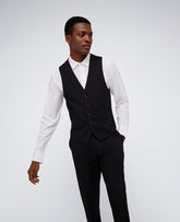 Shop Black Slim-Fit Suit Vest for Men – Kenneth Cole Reaction | Kenneth Cole BLACK