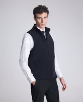 Shop Mixed Media Vest: Black, Lightweight Insulated | KC | Kenneth Cole BLACK