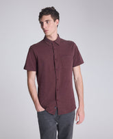 Shop Short Sleeve Sportshirt: Mulberry Mix | Kenneth Cole | Kenneth Cole MULBERRY MIX