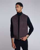 Shop Reversible Vest for Men, Chocolate Black | Kenneth Cole | Kenneth Cole CHOCOLATE/BLACK