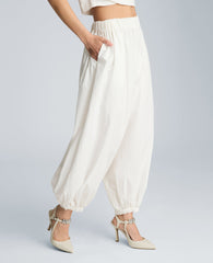 Pull On Bubble Leg Pant | Kenneth Cole PURE WHITE