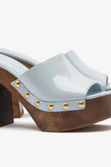 Larroudé x Kenneth Cole: Mule Maya Patent Leather | Kenneth Cole MAYA