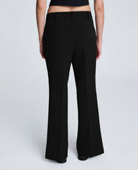 Shop Luxe Twill Flare Leg Pant – Black | Kenneth Cole | Kenneth Cole BLACK