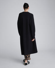 Long Button Front Cardigan Duster – Black | Kenneth Cole | Kenneth Cole BLACK