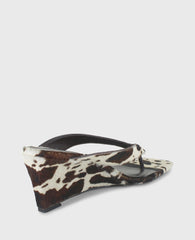 Shop Susannah Brown Calf Hair Wedge Sandal | Kenneth Cole | Kenneth Cole BROWN MULTI HAIRCALF