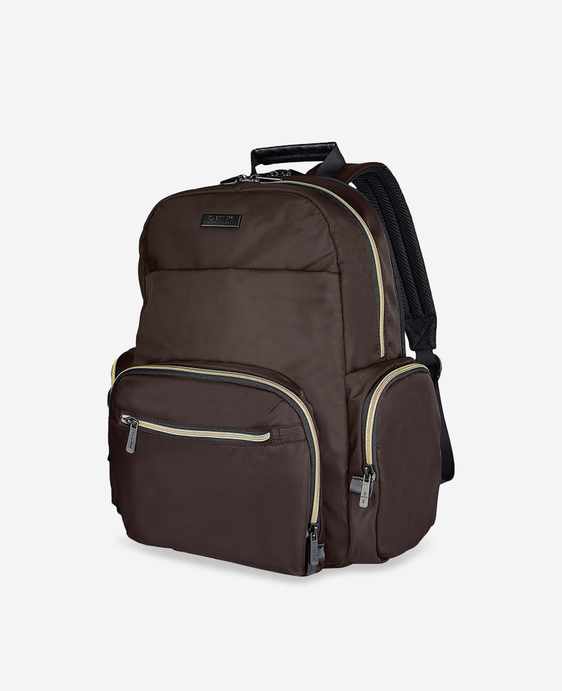Shop Sophie 15.6" Nylon Computer Backpack, Brown| Kenneth Cole | Kenneth Cole CHOCOLATE BROWN