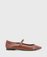 Shop Jasper Brown Patent Leather Ballet Flat | Kenneth Cole | Kenneth Cole BROWN PATENT