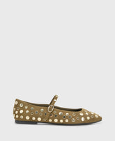 Shop Jasper Loden Suede Stud Ballet Flat | Kenneth Cole | Kenneth Cole LODEN