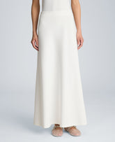Pull On Flared Maxi Skirt | Kenneth Cole PURE WHITE