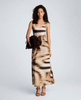 Buy Women's Long Slip Dress – Burlap Multi | Kenneth Cole | Kenneth Cole BURLAP MULTI