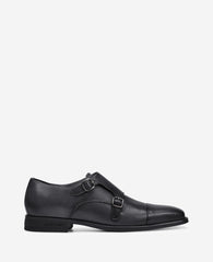 Charles Double Monk Strap Oxford – Charcole | Kenneth Cole | Kenneth Cole CHARCOLE LEATHER