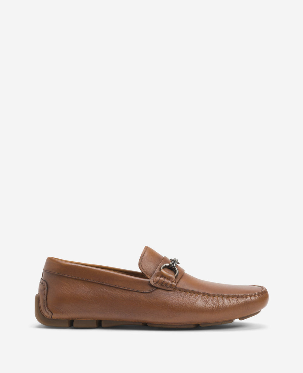 Shop Cognac Leather Theme Bit Driver Loafers | Kenneth Cole | Kenneth Cole COGNAC