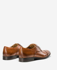 Shop REACTION Heath Cap Toe Oxford – Cognac Men | KC | Kenneth Cole COGNAC
