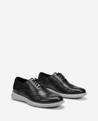 REACTION - Nio Wing Lace Up Shoes for Men, Black | KC | Kenneth Cole BLACK