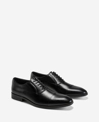 REACTION - Heath Cap Toe Lace Up Oxford | Kenneth Cole BLACK