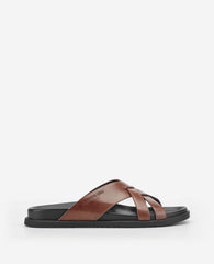 Wooper Leather Sandal | Kenneth Cole COGNAC LEATHER