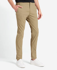 Shop Men’s Slim-Fit Tech Chino – Light Brown | Kenneth Cole | Kenneth Cole LIGHT BROWN