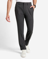 Modern-Fit Stretch Trouser – Charcoal Check | Kenneth Cole | Kenneth Cole CHARCOAL