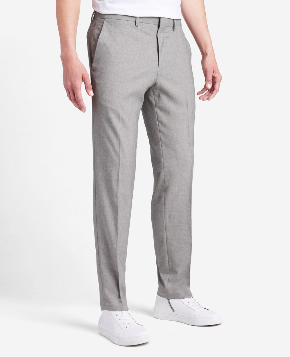 Shop Men's Stretch Modern-Fit Dress Pant, Oatmeal | KC | Kenneth Cole OATMEAL