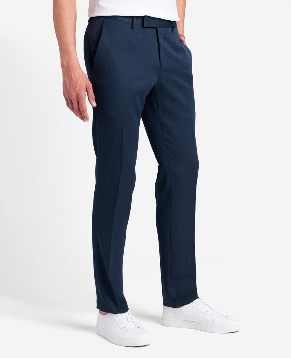 Shop Urban Heather Slim-Fit Dress Pant – Blue | Kenneth Cole | Kenneth Cole BLUE