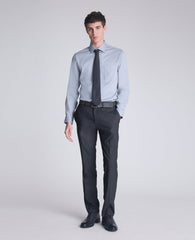 Mens REACTION Slim-Fit Button-Down Dress Shirt, Stone Grey | Kenneth Cole STONE GREY