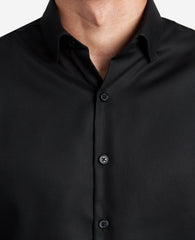 Shop Slim-Fit Stretch Dress Shirt – Black | Kenneth Cole | Kenneth Cole BLACK