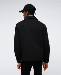 Heavyweight Twill Trucker Jacket – Black | Kenneth Cole | Kenneth Cole BLACK