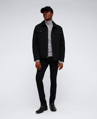 Heavyweight Twill Trucker Jacket – Black | Kenneth Cole | Kenneth Cole BLACK