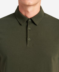 Dark Green Performance Polo – Stretch Cotton Fit | KC | Kenneth Cole DARK GREEN