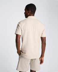 Mixed Media Polo | Kenneth Cole OFFWHITE